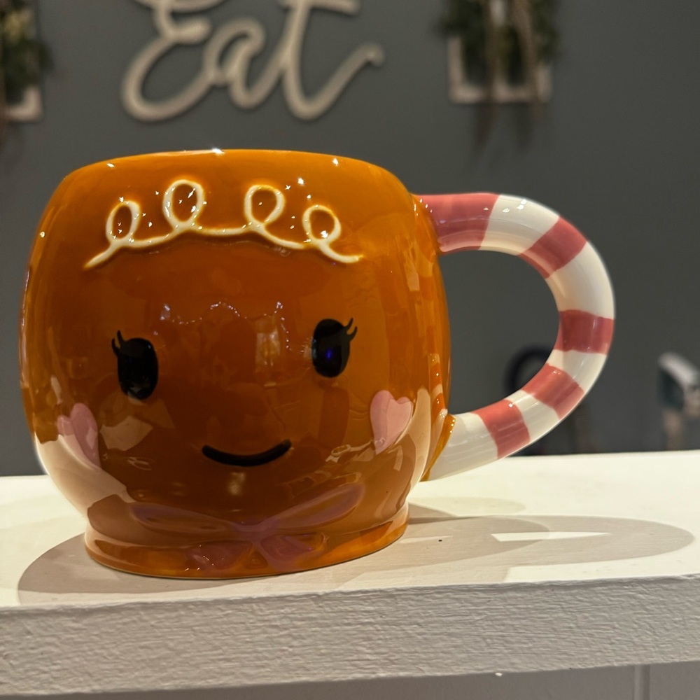 Adorable Gingerbread Girl Coffee Mug